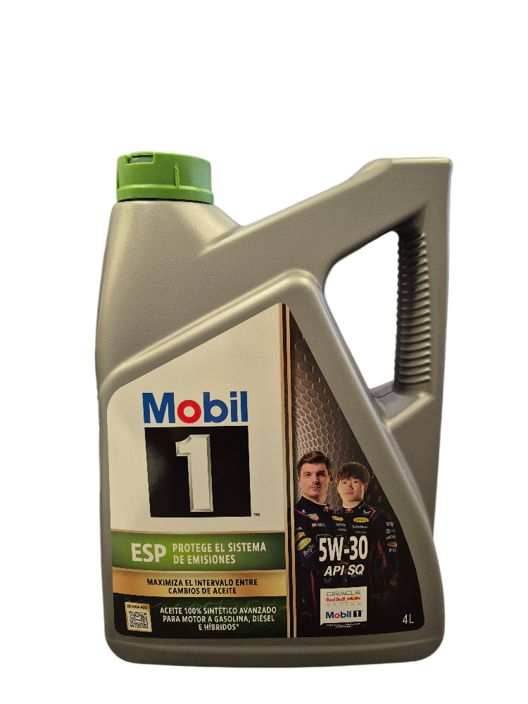 Aceite Motor Mobil 1 5w30 ESP 100% Sintético Gasolina y Diesel.
