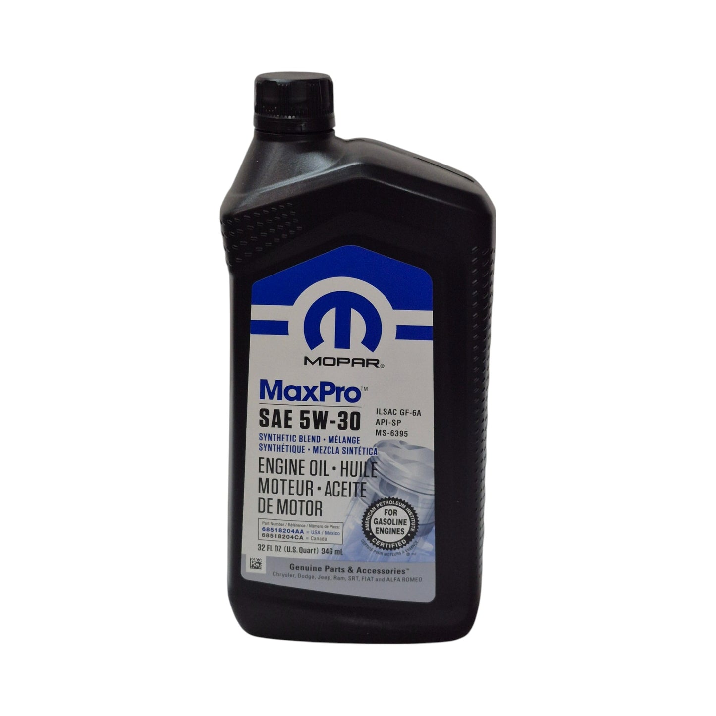 Aceite motor Mopar 5w30 946ml