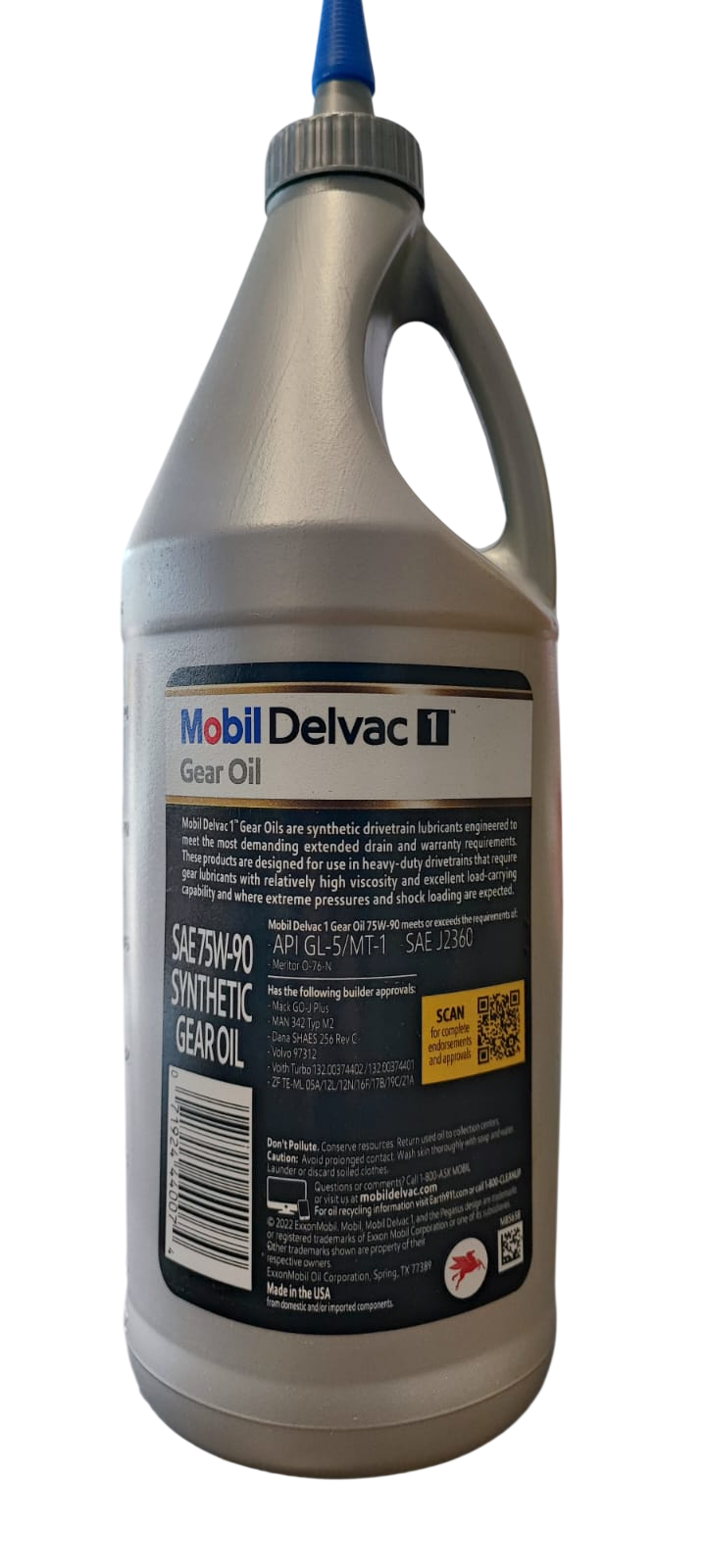 ACEITE MOBIL DELVAC 75W90 FULL SINTETICO 1 LT