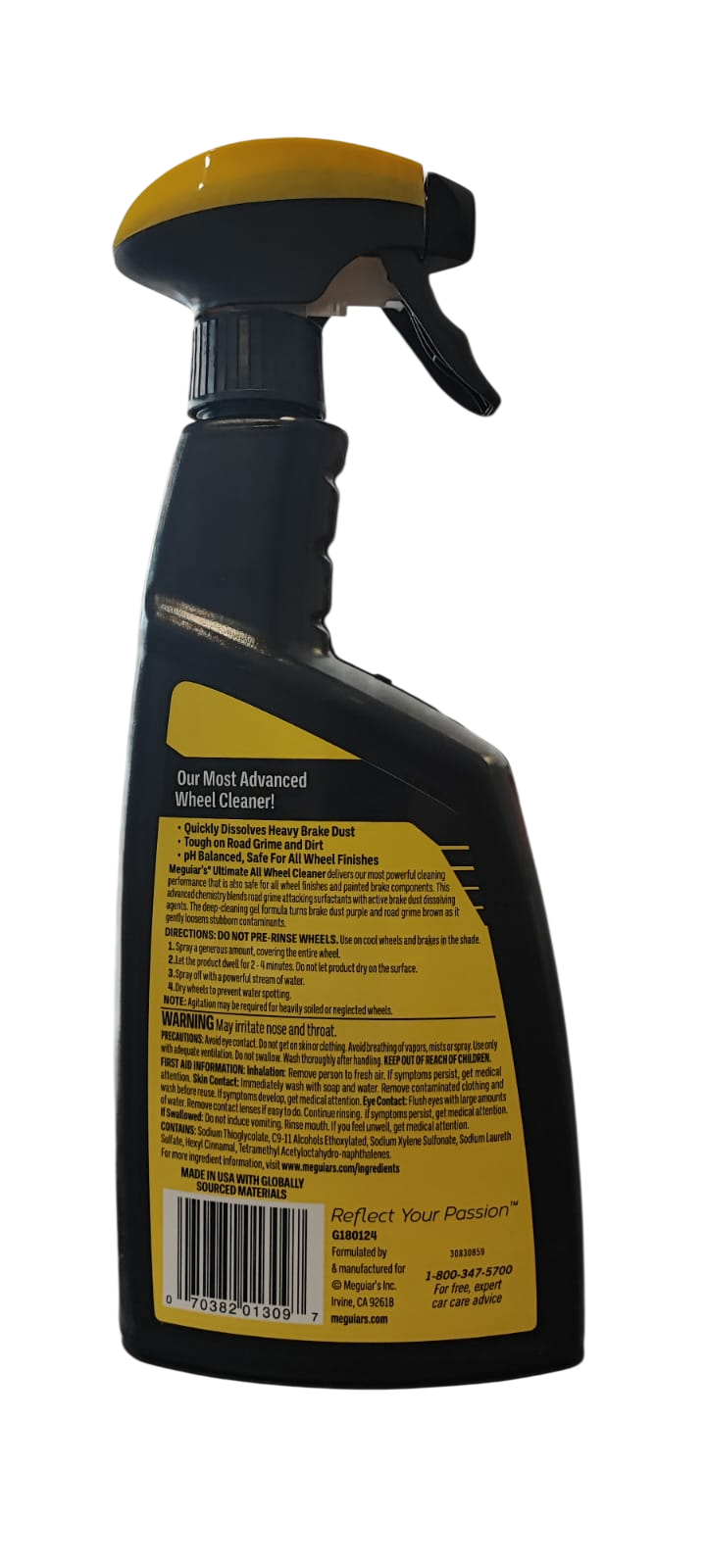 Limpiador De Llantas Meguiars Ultimate All Wheel Cleaner 710 ML