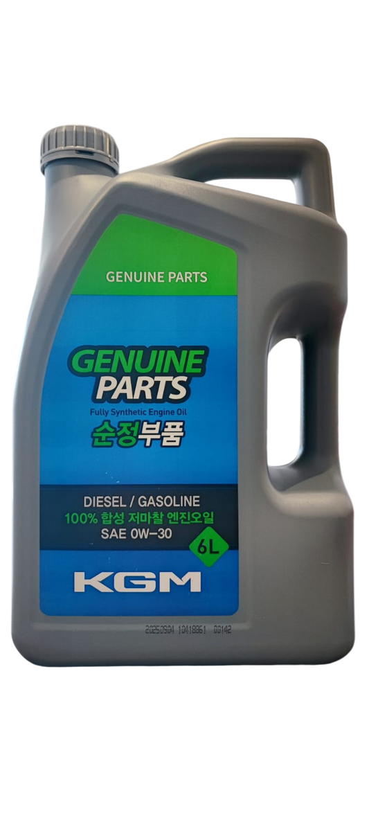 Aceite motor 0w-30 Ssangyong diesel - bencina 6lts