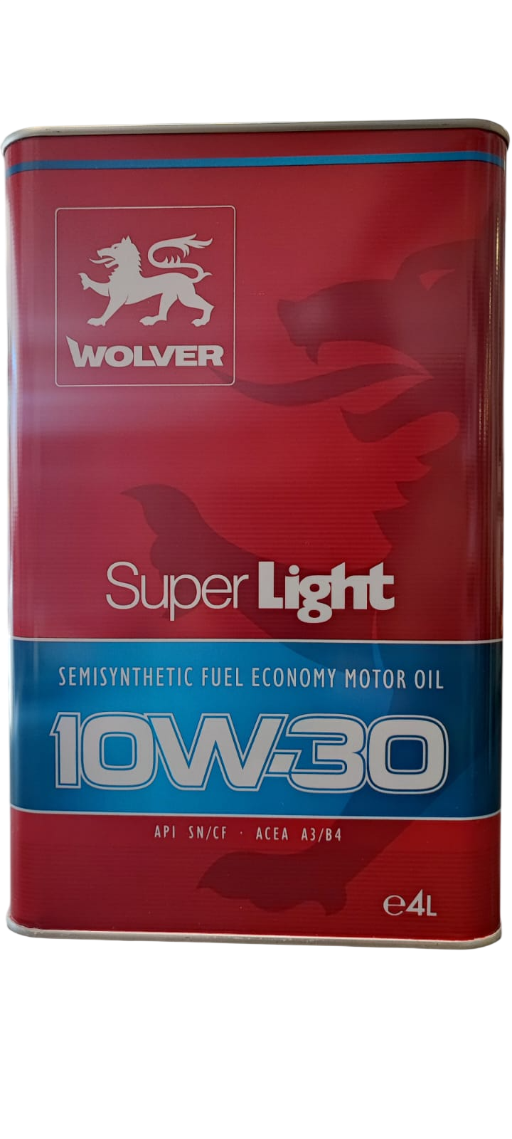 ACEITE 10W30 WOLVER SUPER LIGHT 4 LT SEMI SINTETICO