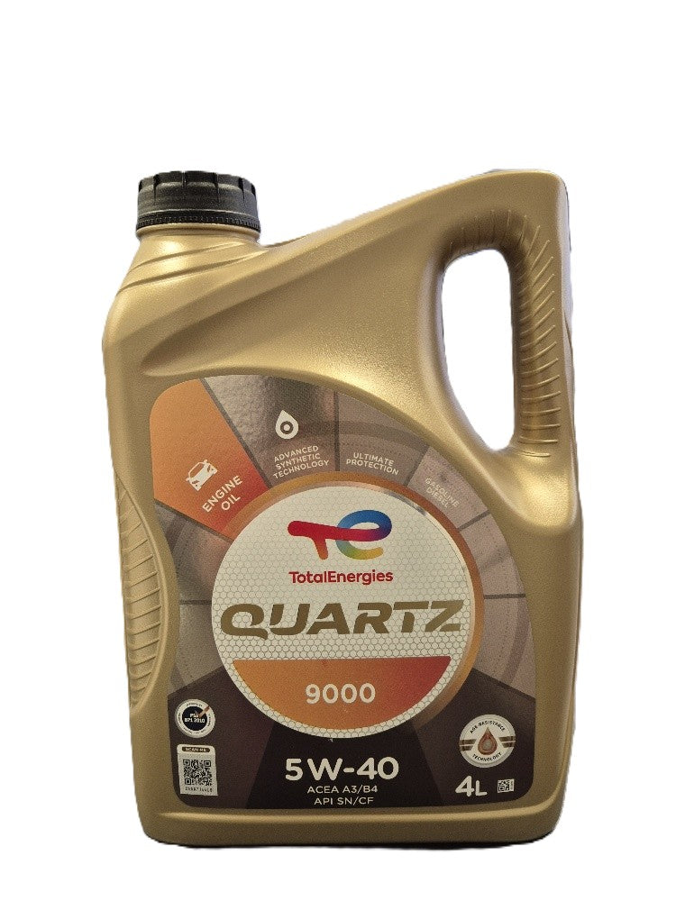Aceite Motor 5w40 Total Quartz 9000 4LTS