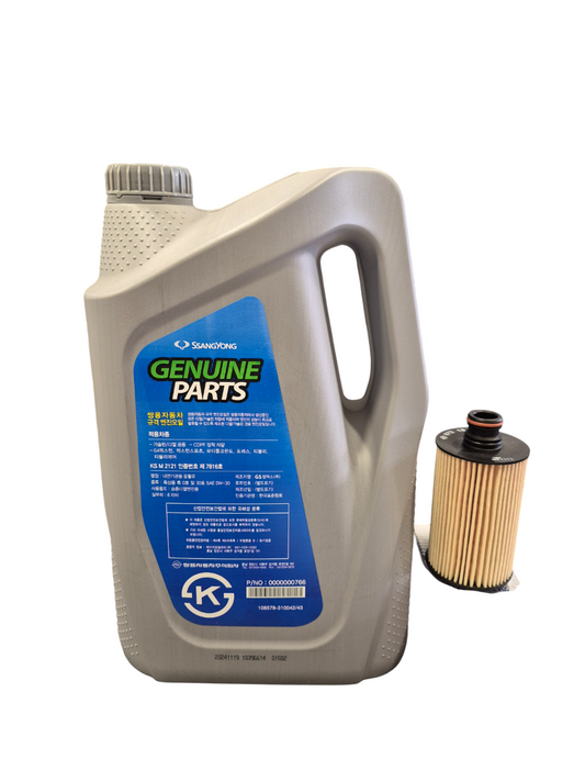 kit aceite motor 0w30 y filtro aceite SsangYong.