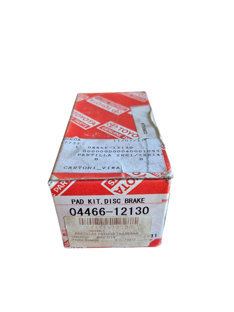 Juego Pastillas traseras Toyota Corolla y Auris 2007 al 2011