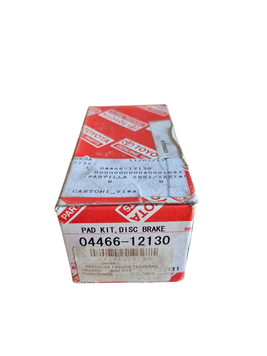 Juego Pastillas traseras Toyota Corolla y Auris 2007 al 2011