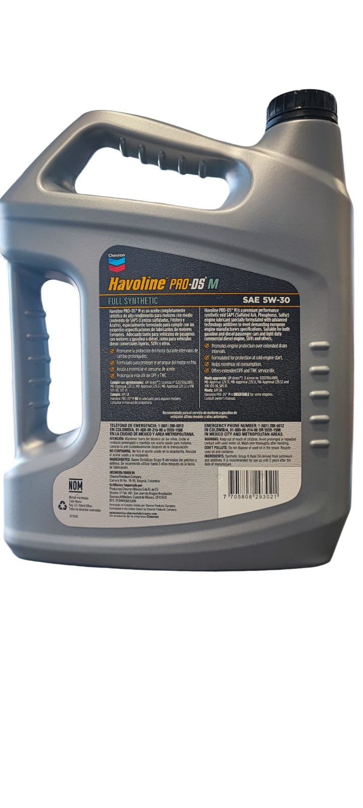 ACEITE 5W30 HAVOLINE FULL SINTETICO 3.74 LITROS