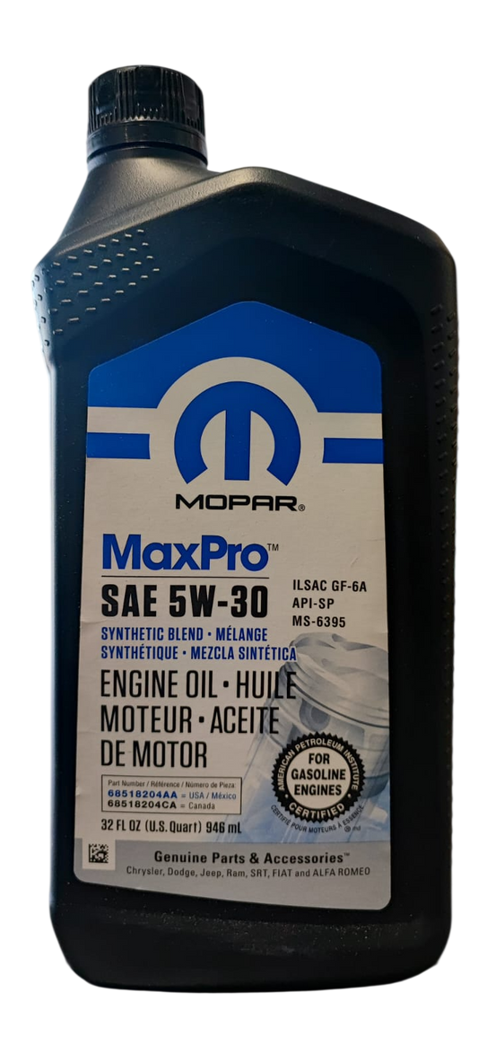 Aceite motor Mopar 5w30 946ml
