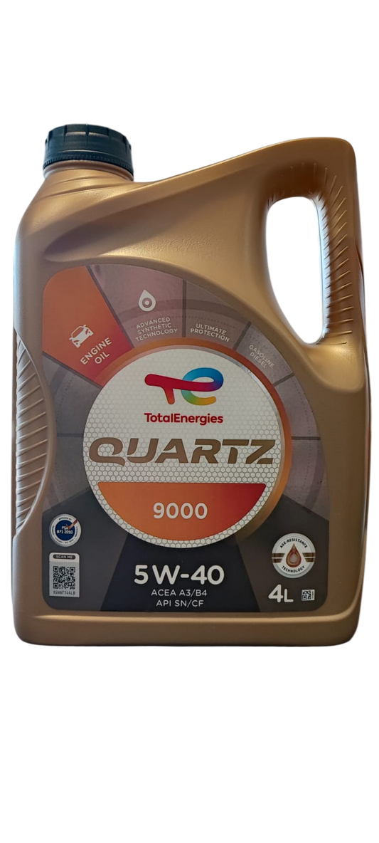 Aceite Motor 5w40 Total Quartz 9000 4LTS
