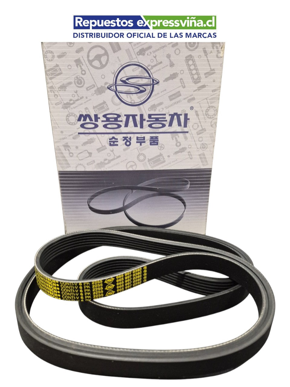 CORREA DE ACCESORIOS REXTON 2.7/ ACTYON 2.0 (PUNTA TIBURON)