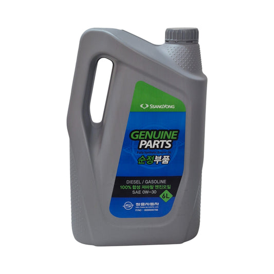 Aceite motor 0w-30 Ssangyong diesel - bencina 6lts