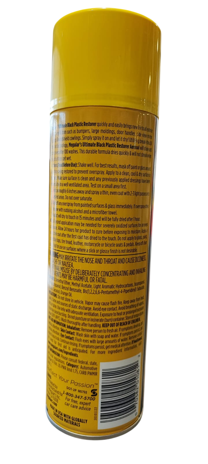 MEGUIARS ULTIMATE BLACK PLASTIC RESTORER 284 GR