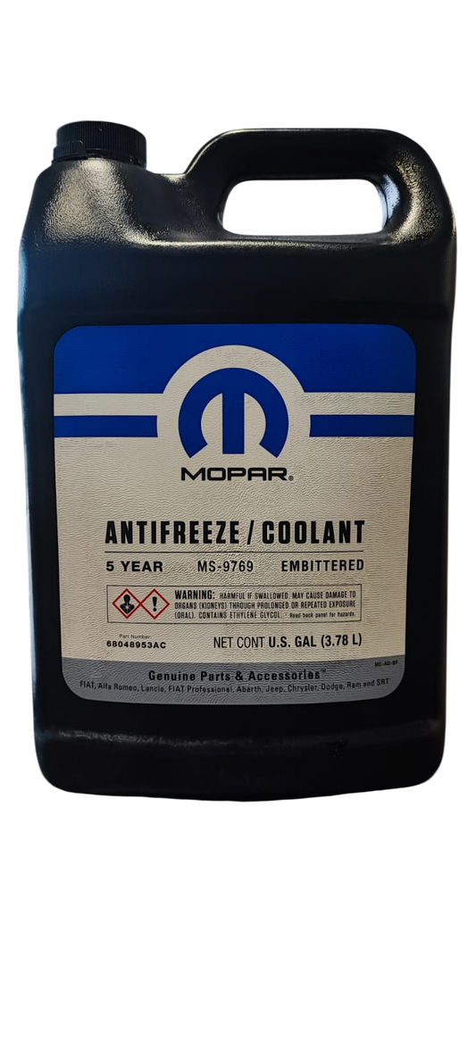 COOLANT MOPAR 5 AÑOS CONCENTRADO 3.78 LITROS