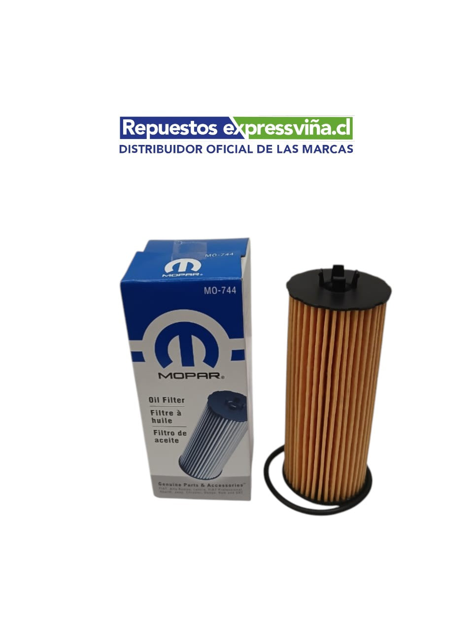 FILTRO ACEITE JEEP MOTOR 3,6 V6 ERB AÑO 2011 AL 2013