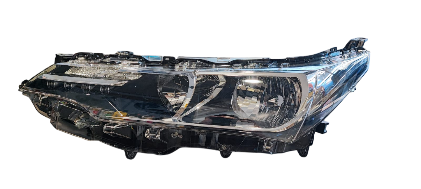 FOCO DELANTERO IZQUIERDO TOYOTA COROLLA 2017-2019 CON DETALLE