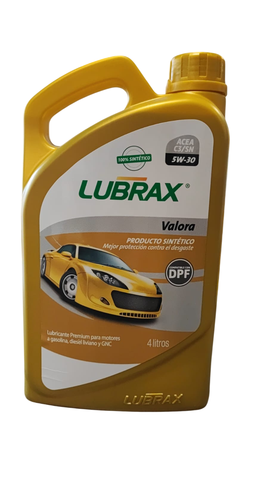 ACEITE 5W30 LUBRAX 100% SINTETICO