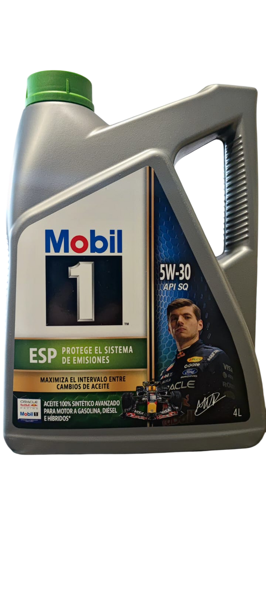 Aceite Motor Mobil 1 5w30 ESP  100% Sintético Gasolina y Diesel.