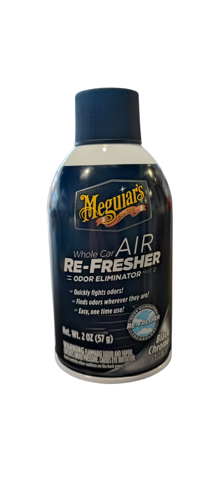 MEGUIARS AIR RE-FRESHER BLACK CHROME SCENT 57 GR