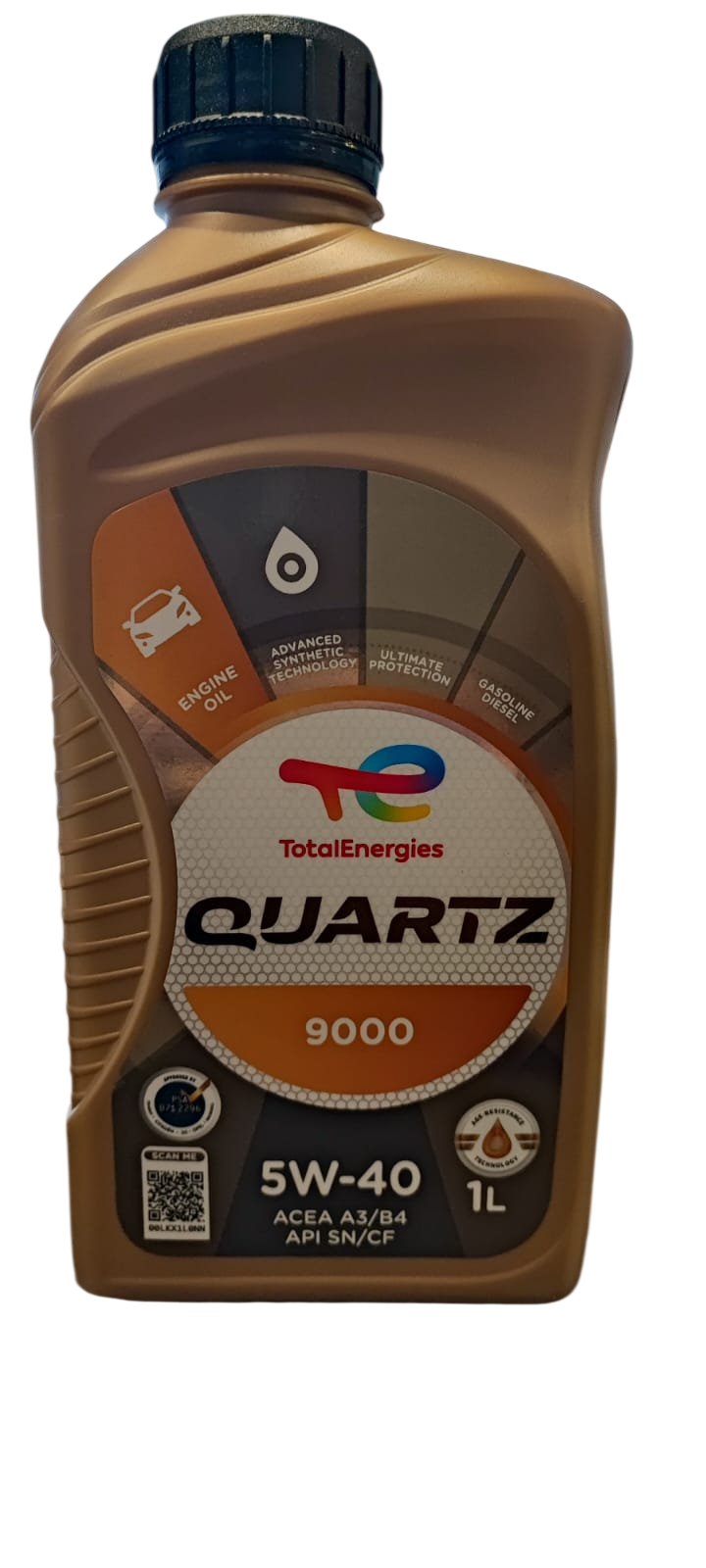 ACEITE 5W40 TOTAL QUARTZ 9000 1 LT