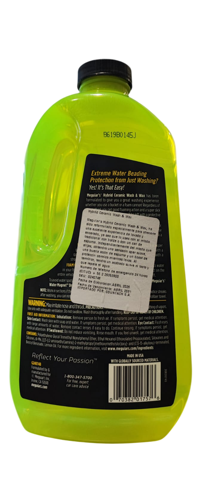 MEGUIARS WASH & WAX HYBRID CERAMIC 1.4 LT