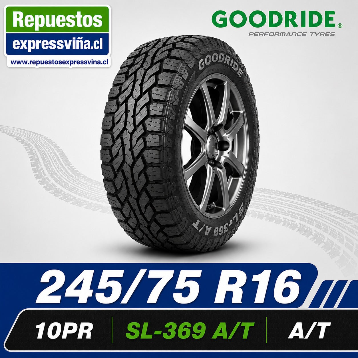 NEUMATICO GOODRIDE 245/75 R16 AT