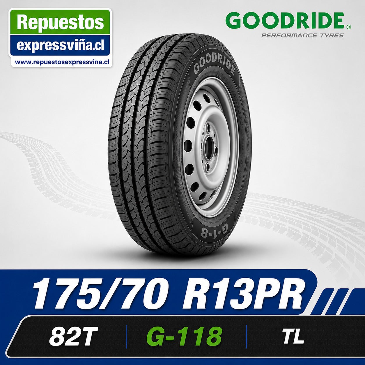 NEUMATICO GOODRIDE 175/70 R13 TL