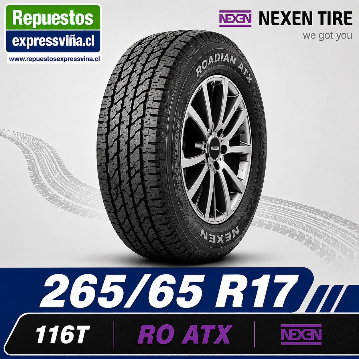 NEUMATICO NEXEN 265/65 R17 ATX