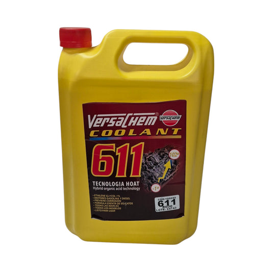 Coolant Versachem diluido rojo motor gasolina y diesel 4lts