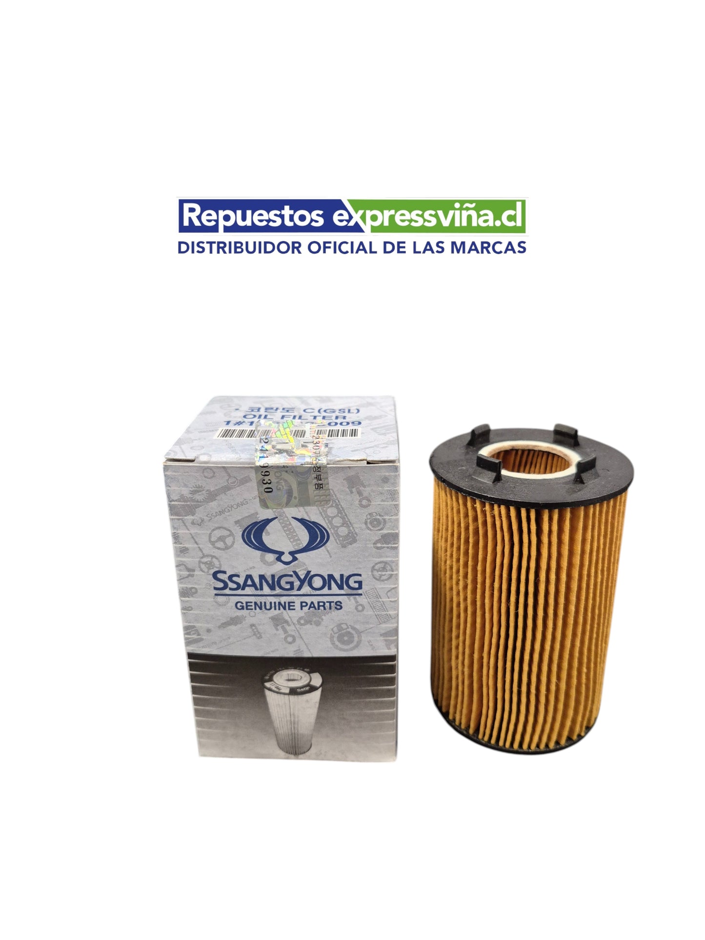 FILTRO ACEITE MOTOR SSANGYONG KORANDO 2.0 BENCINERO
