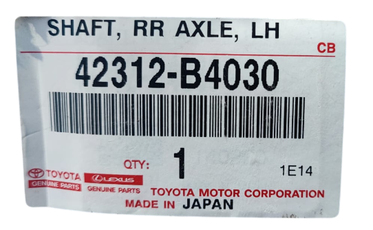 TOYOTA RUSH EJE TRASERO IZQUIERDO 2006-2016