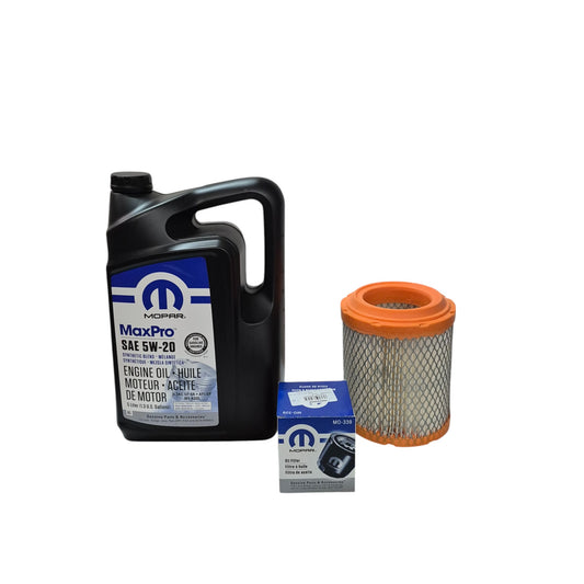kit aceite motor con filtro aire y aceite  Jeep Compass 2.4 desde 2012 al 2017